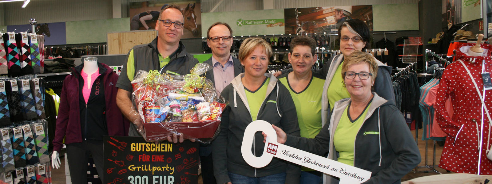 Große Neueröffnung des Raiffeisen-Marktes Wallenhorst