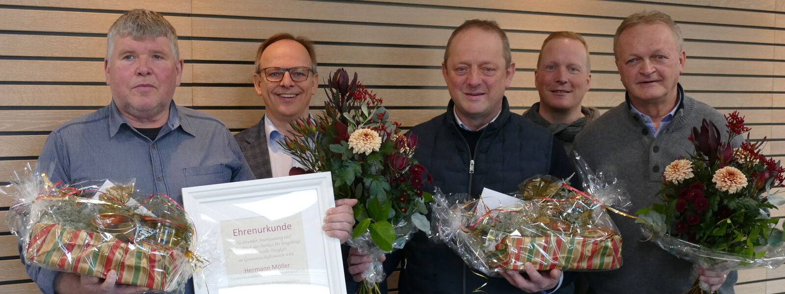 2025 Verabschiedung Möller, Lindemann, Stärk
